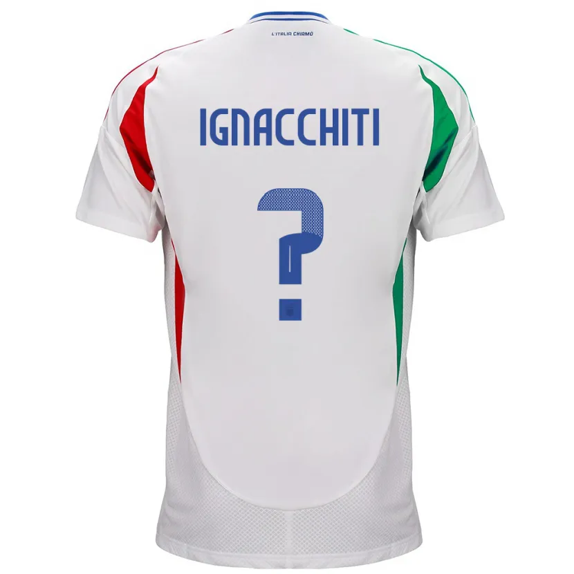 Danxen Kid Italy Lorenzo Ignacchiti #0 White Away Jersey 24-26 T-Shirt