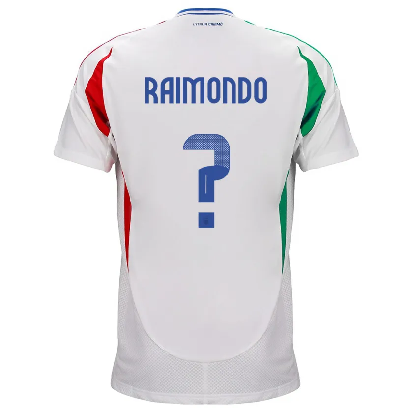 Danxen Kid Italy Antonio Raimondo #0 White Away Jersey 24-26 T-Shirt