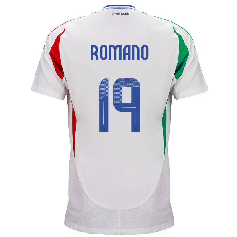 Danxen Kid Italy Marco Romano #19 White Away Jersey 24-26 T-Shirt