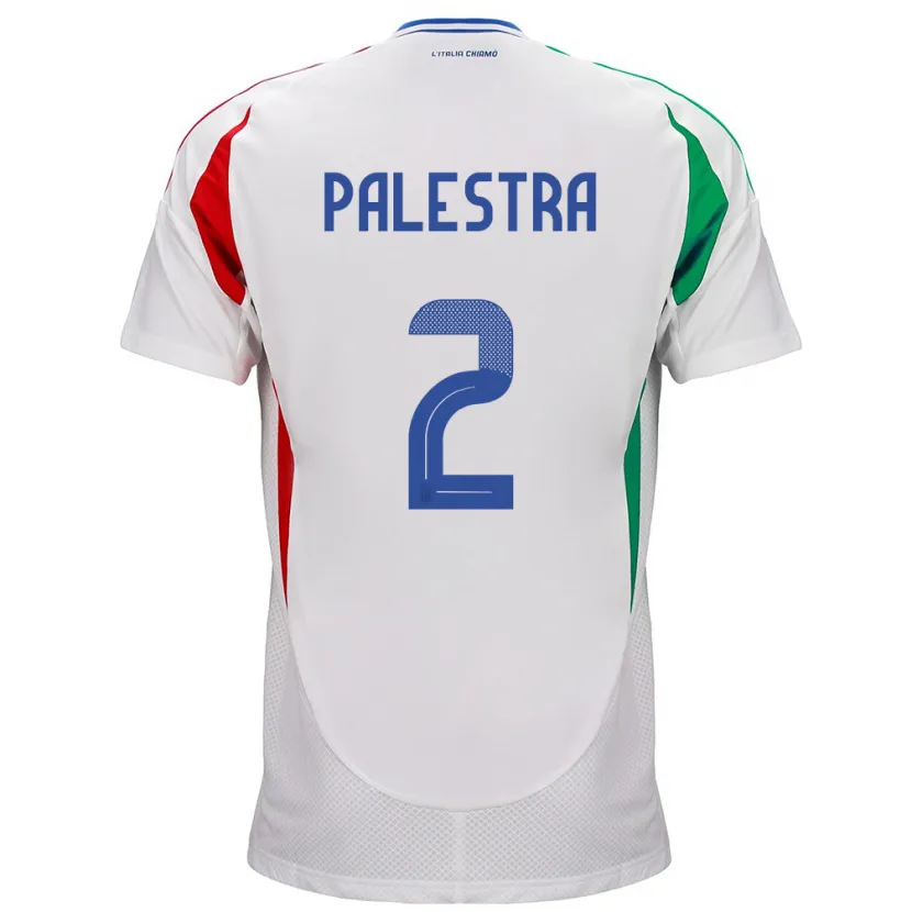 Danxen Kid Italy Marco Palestra #2 White Away Jersey 24-26 T-Shirt