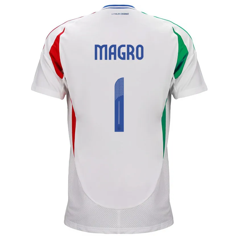 Danxen Kid Italy Federico Magro #1 White Away Jersey 24-26 T-Shirt