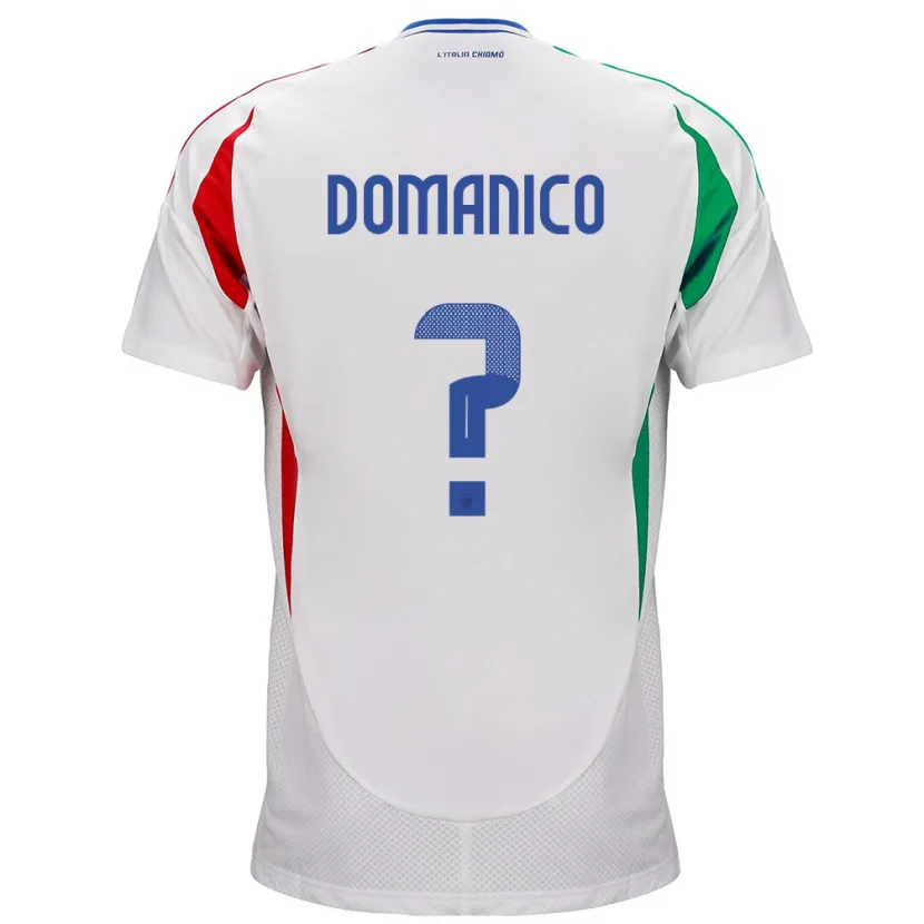 Danxen Kid Italy Saverio Domanico #0 White Away Jersey 24-26 T-Shirt