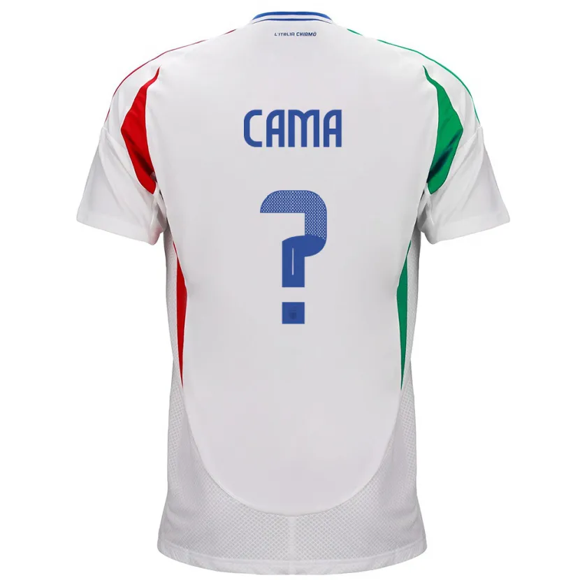 Danxen Kid Italy Cristian Cama #0 White Away Jersey 24-26 T-Shirt