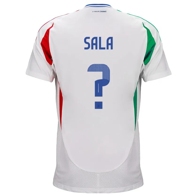 Danxen Kid Italy Emanuele Sala #0 White Away Jersey 24-26 T-Shirt