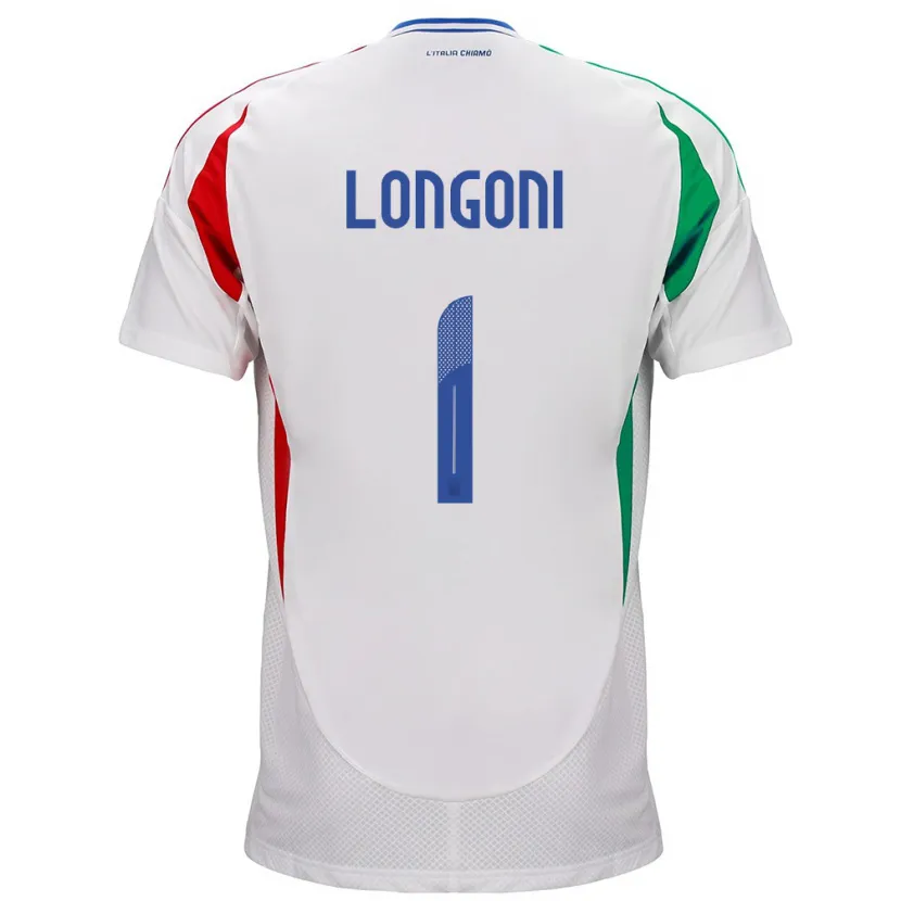 Danxen Kid Italy Alessandro Longoni #1 White Away Jersey 24-26 T-Shirt