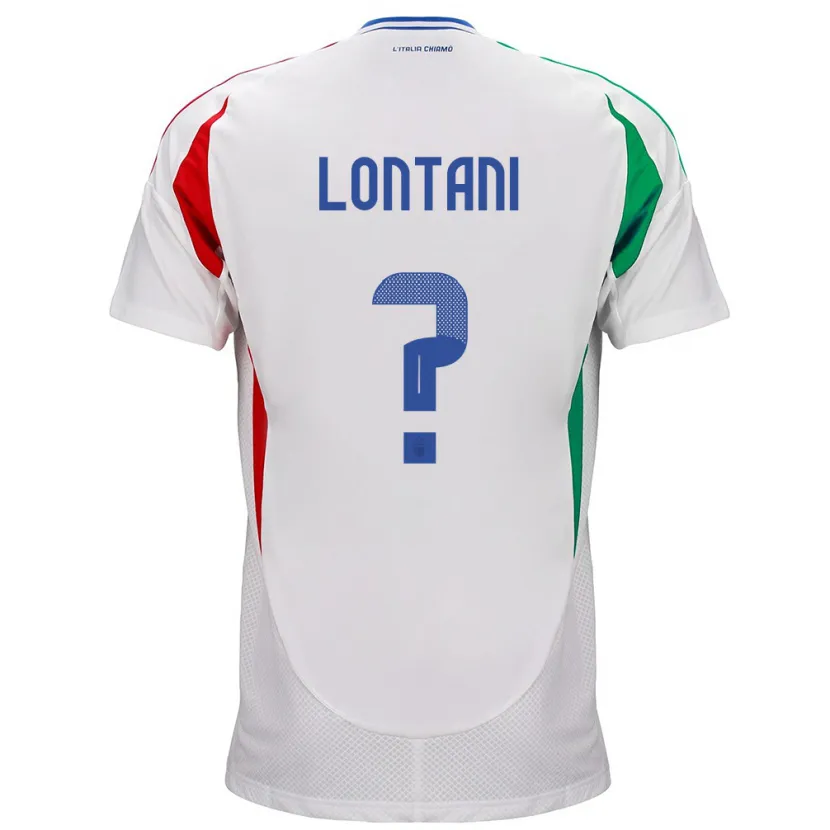 Danxen Kid Italy Simone Lontani #0 White Away Jersey 24-26 T-Shirt