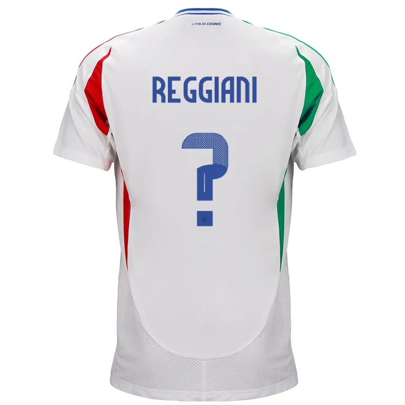 Danxen Kid Italy Luca Reggiani #0 White Away Jersey 24-26 T-Shirt