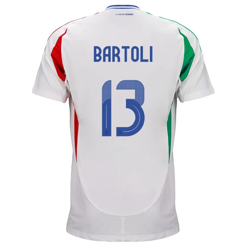 Danxen Kid Italy Elisa Bartoli #13 White Away Jersey 24-26 T-Shirt