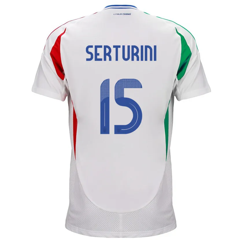 Danxen Kid Italy Annamaria Serturini #15 White Away Jersey 24-26 T-Shirt