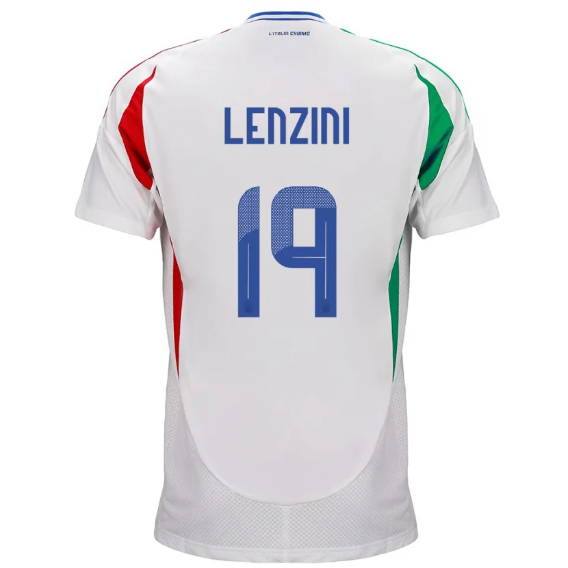 Danxen Kid Italy Martina Lenzini #19 White Away Jersey 24-26 T-Shirt