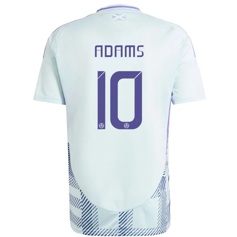 Danxen Kid Scotland Ché Adams #10 Light Mint Blue Away Jersey 24-26 T-Shirt