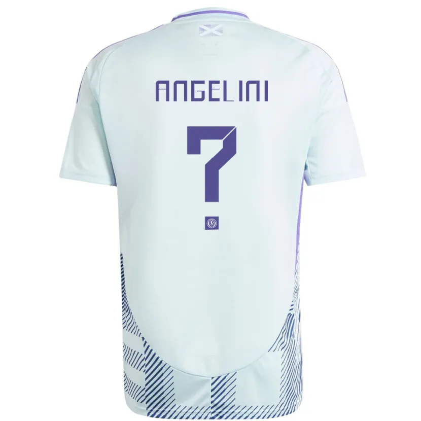 Danxen Kid Scotland Vincent Angelini #0 Light Mint Blue Away Jersey 24-26 T-Shirt