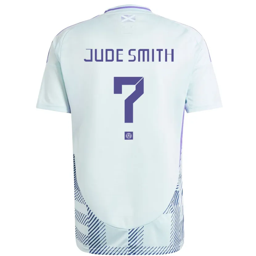 Danxen Kid Scotland Jude Smith #0 Light Mint Blue Away Jersey 24-26 T-Shirt