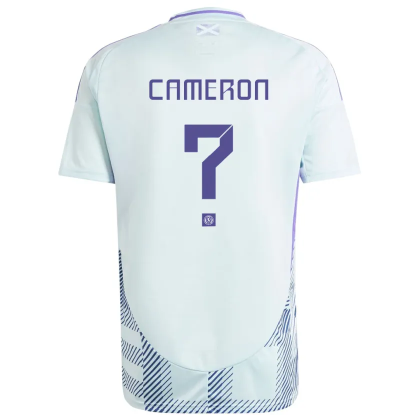 Danxen Kid Scotland Lyall Cameron #0 Light Mint Blue Away Jersey 24-26 T-Shirt