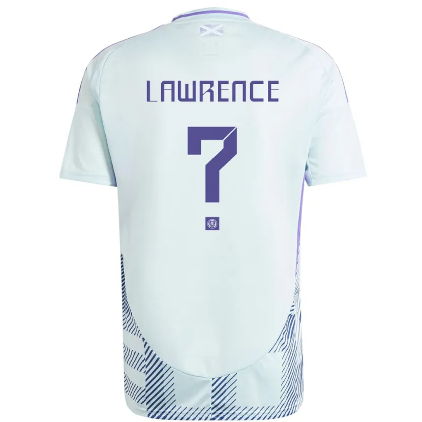 Danxen Kid Scotland Emilio Lawrence #0 Light Mint Blue Away Jersey 24-26 T-Shirt