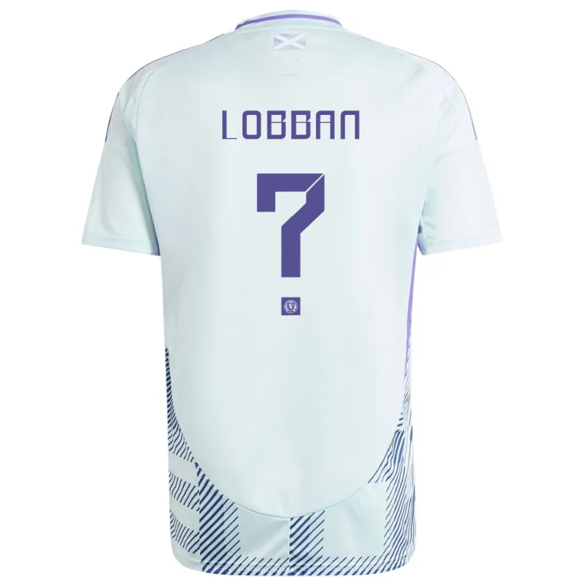 Danxen Kid Scotland Dylan Lobban #0 Light Mint Blue Away Jersey 24-26 T-Shirt