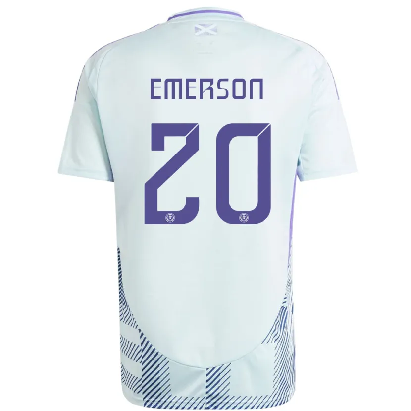 Danxen Kid Scotland Johnny Emerson #20 Light Mint Blue Away Jersey 24-26 T-Shirt