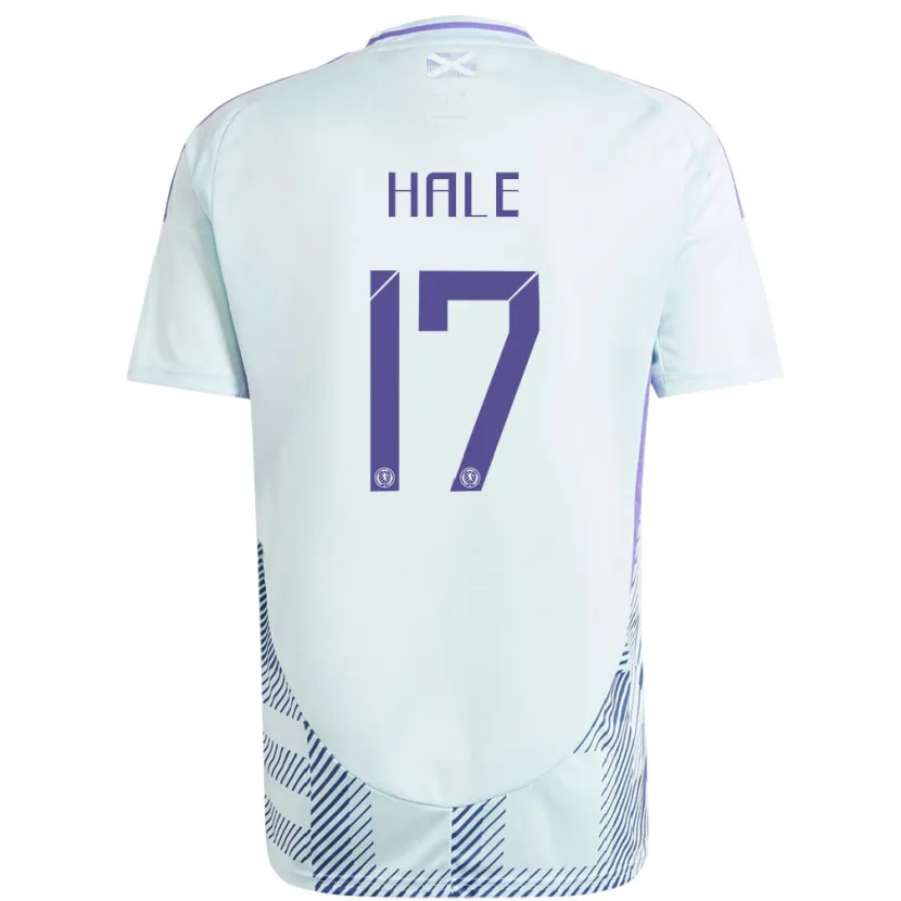 Danxen Kid Scotland Finlay Hale #17 Light Mint Blue Away Jersey 24-26 T-Shirt