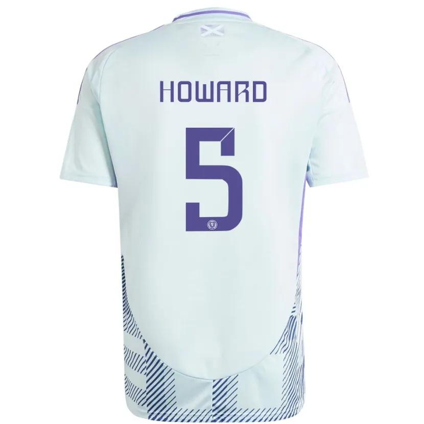 Danxen Kid Scotland Sophie Howard #5 Light Mint Blue Away Jersey 24-26 T-Shirt