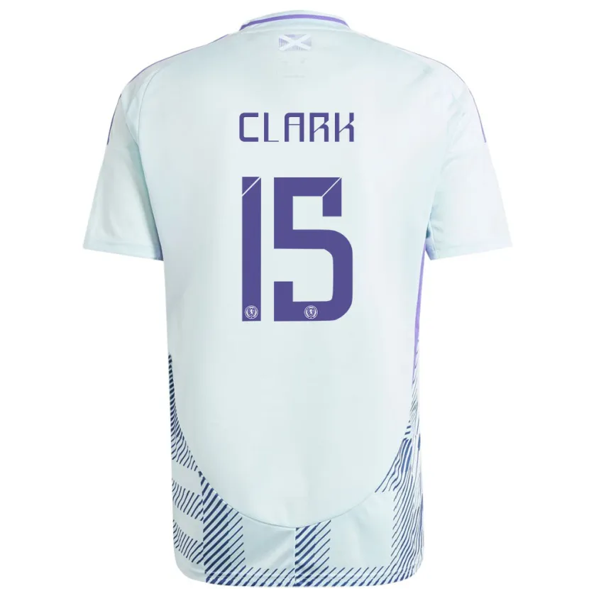 Danxen Kid Scotland Jenna Clark #15 Light Mint Blue Away Jersey 24-26 T-Shirt