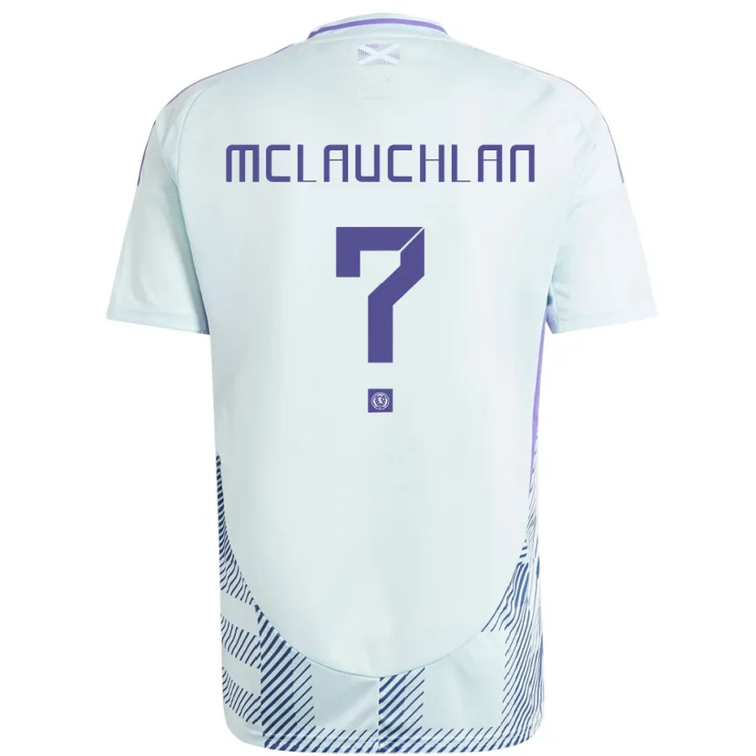 Danxen Kid Scotland Rachel Mclauchlan #0 Light Mint Blue Away Jersey 24-26 T-Shirt