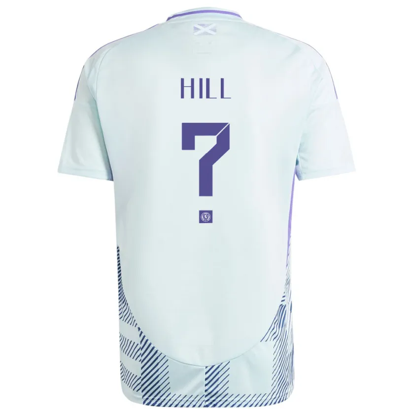 Danxen Kid Scotland Kathryn Hill #0 Light Mint Blue Away Jersey 24-26 T-Shirt