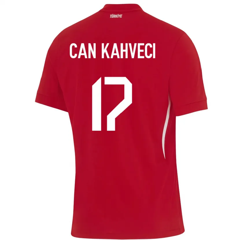 Danxen Kid Turkey İrfan Can Kahveci #17 Red Away Jersey 24-26 T-Shirt