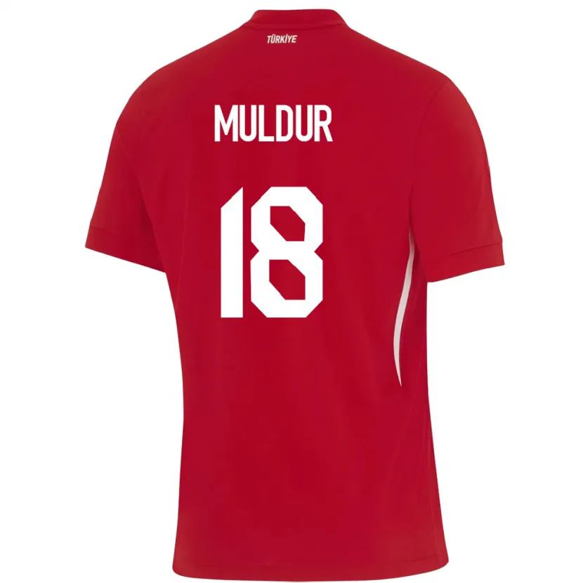 Danxen Kid Turkey Mert Müldür #18 Red Away Jersey 24-26 T-Shirt