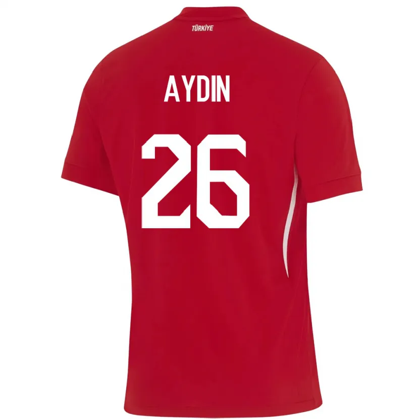 Danxen Kid Turkey Oğuz Aydın #26 Red Away Jersey 24-26 T-Shirt