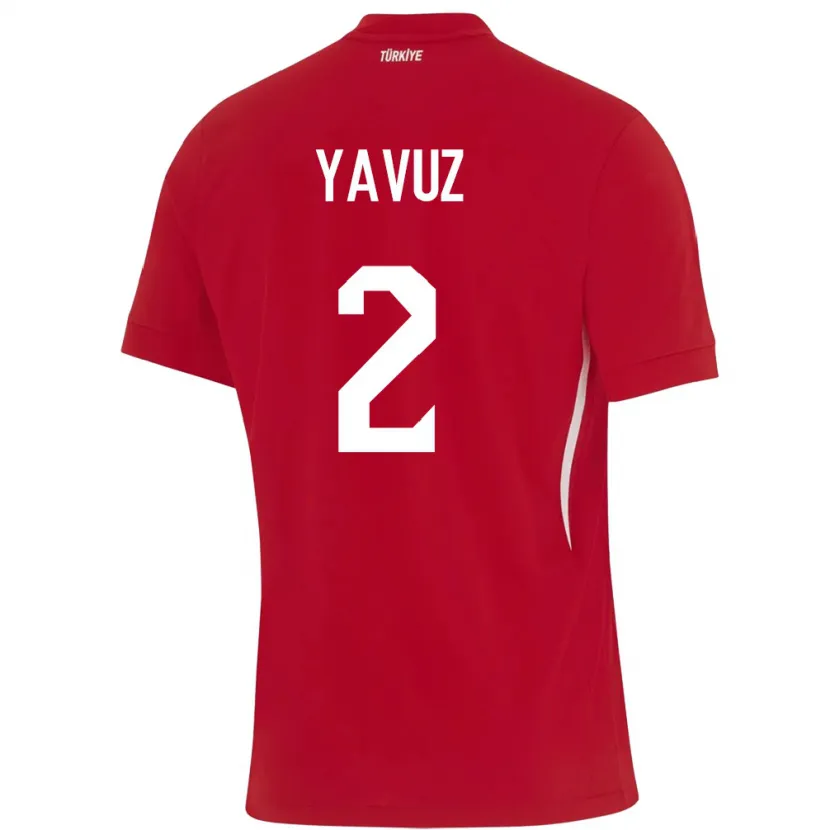 Danxen Kid Turkey Batuhan Yavuz #2 Red Away Jersey 24-26 T-Shirt