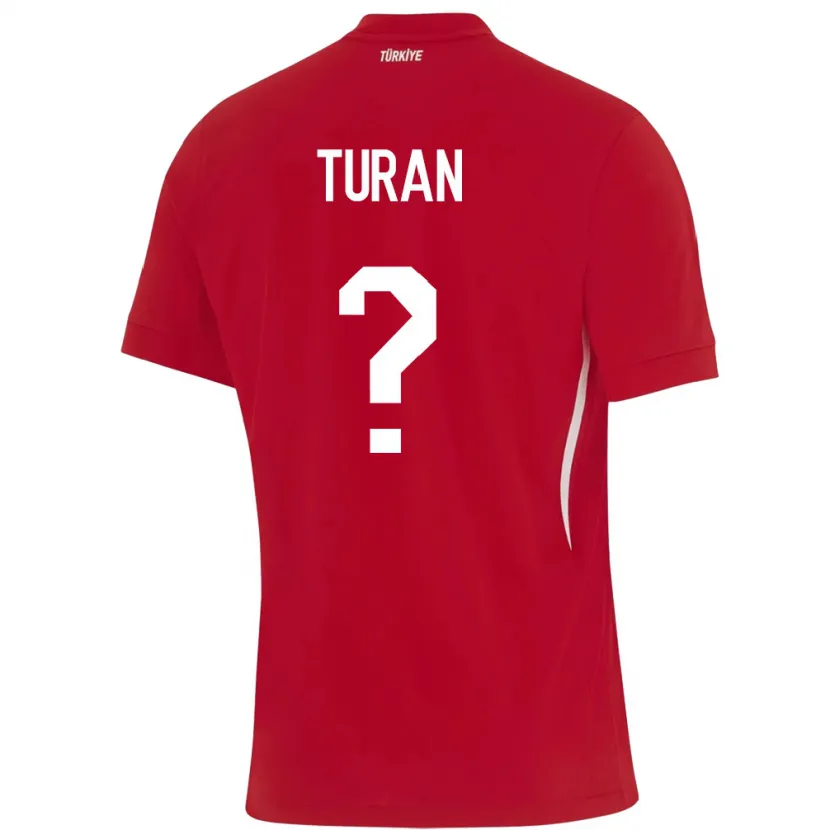 Danxen Kid Turkey Hasan Turan #0 Red Away Jersey 24-26 T-Shirt