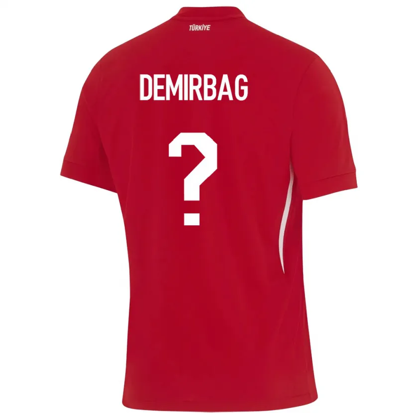 Danxen Kid Turkey Ozan Demirbağ #0 Red Away Jersey 24-26 T-Shirt