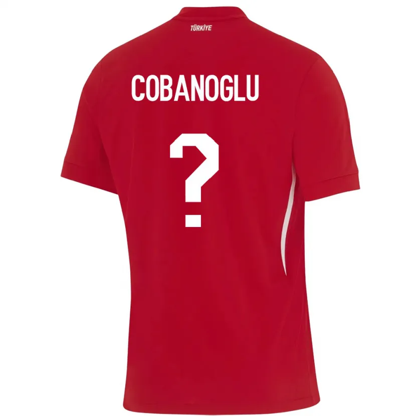 Danxen Kid Turkey Ahmet Çobanoğlu #0 Red Away Jersey 24-26 T-Shirt