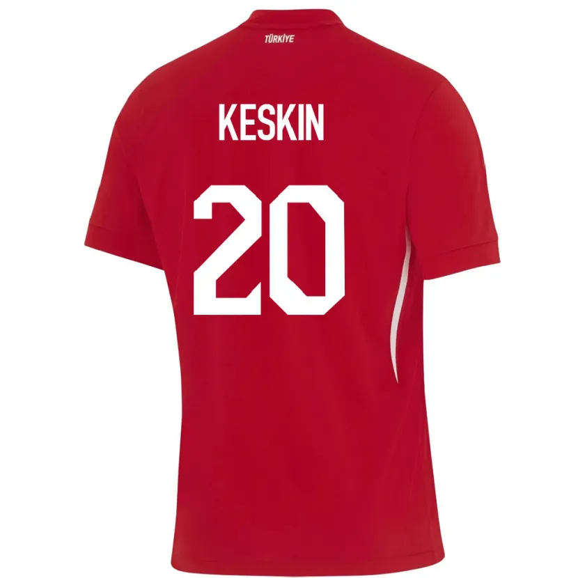 Danxen Kid Turkey Elif Keskin #20 Red Away Jersey 24-26 T-Shirt