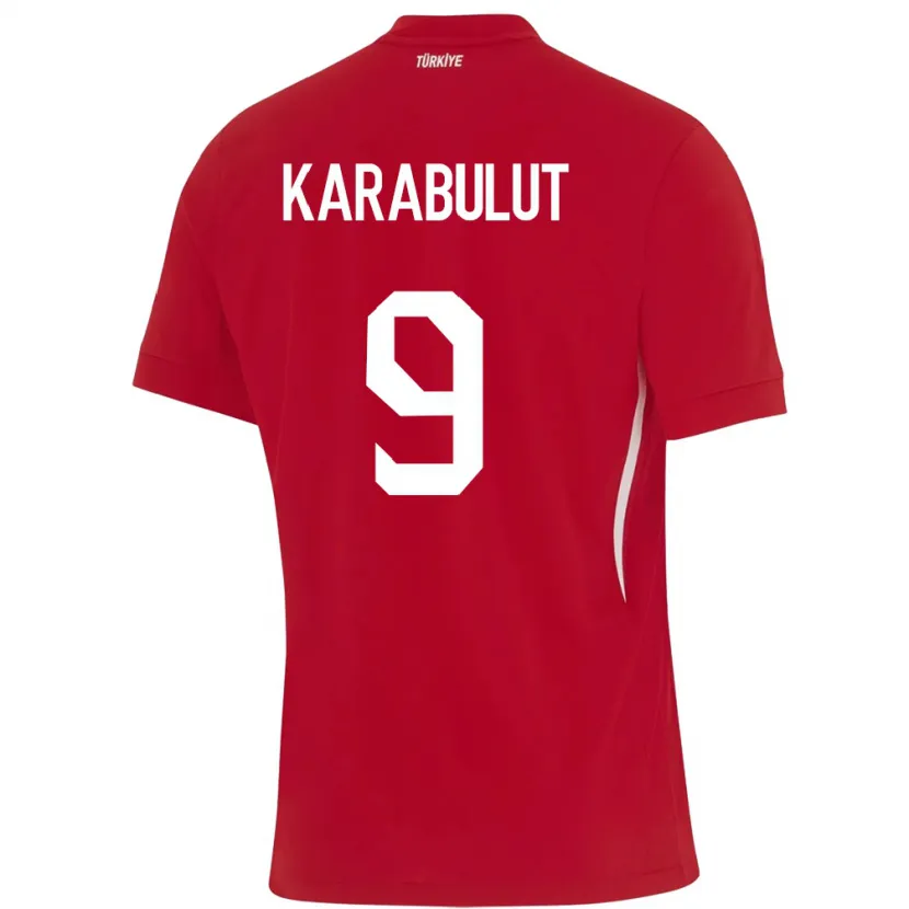 Danxen Kid Turkey Arzu Karabulut #9 Red Away Jersey 24-26 T-Shirt