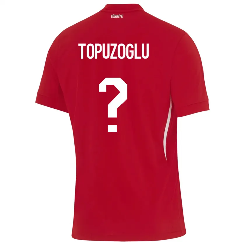 Danxen Kid Turkey Berna Topuzoğlu #0 Red Away Jersey 24-26 T-Shirt