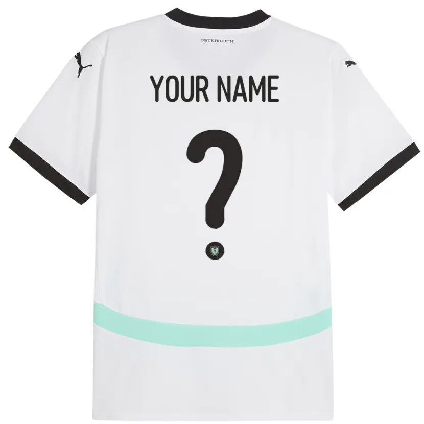 Danxen Kid Austria Your Name #0 White Away Jersey 24-26 T-Shirt