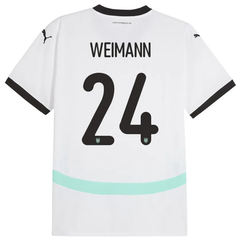 Danxen Kid Austria Andreas Weimann #24 White Away Jersey 24-26 T-Shirt