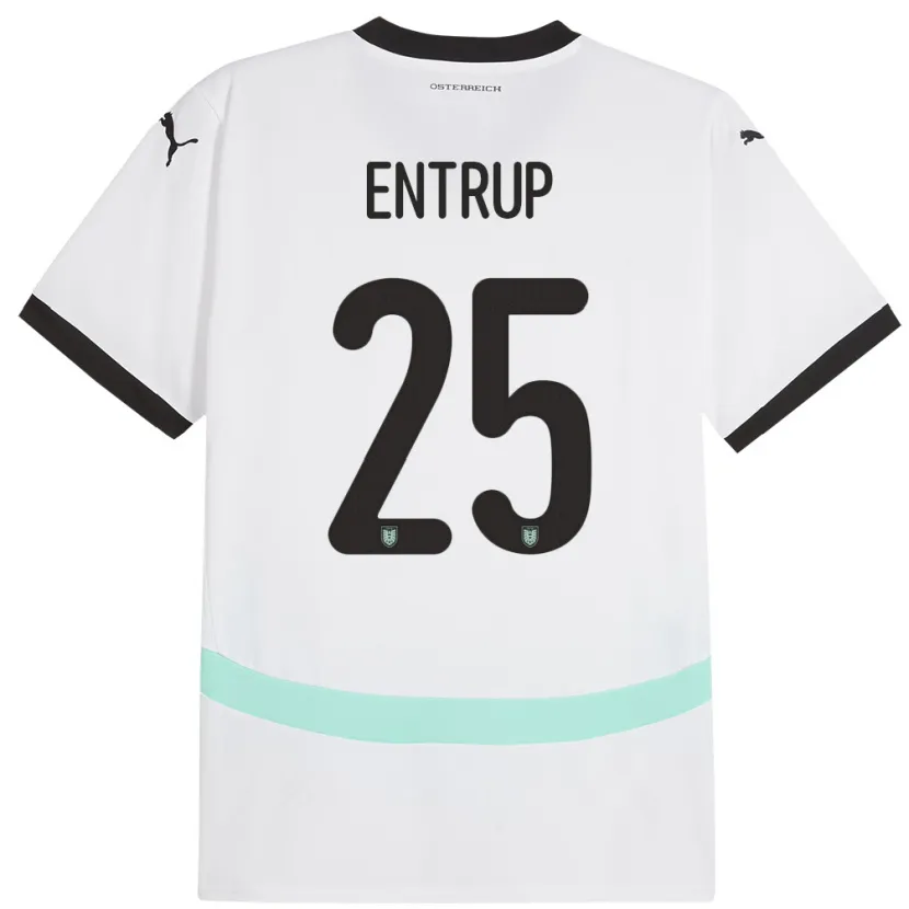 Danxen Kid Austria Maximilian Entrup #25 White Away Jersey 24-26 T-Shirt