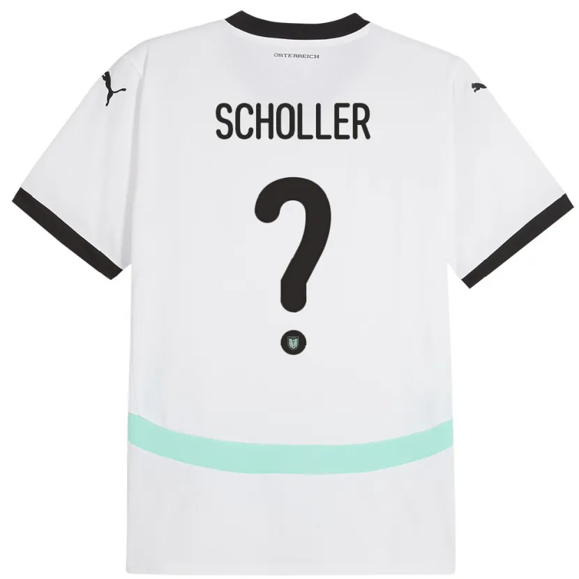 Danxen Kid Austria Jakob Schöller #0 White Away Jersey 24-26 T-Shirt