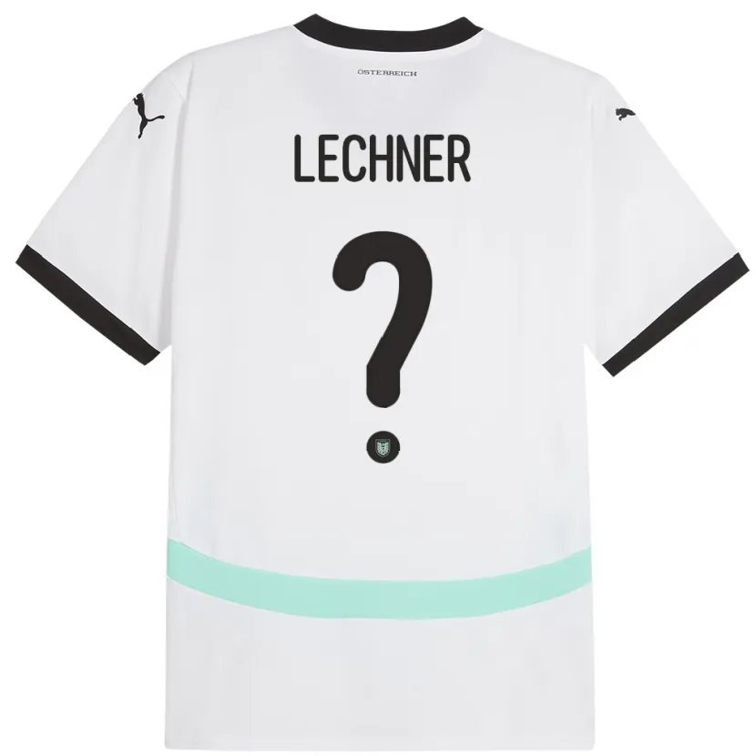 Danxen Kid Austria Dominik Lechner #0 White Away Jersey 24-26 T-Shirt