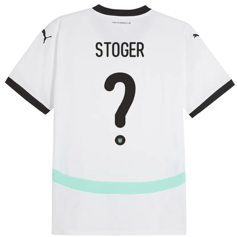 Danxen Kid Austria Marcel Stöger #0 White Away Jersey 24-26 T-Shirt