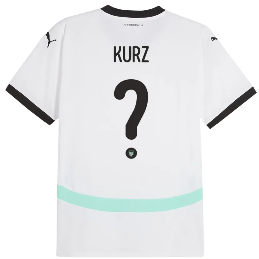 Danxen Kid Austria Marcel Kurz #0 White Away Jersey 24-26 T-Shirt