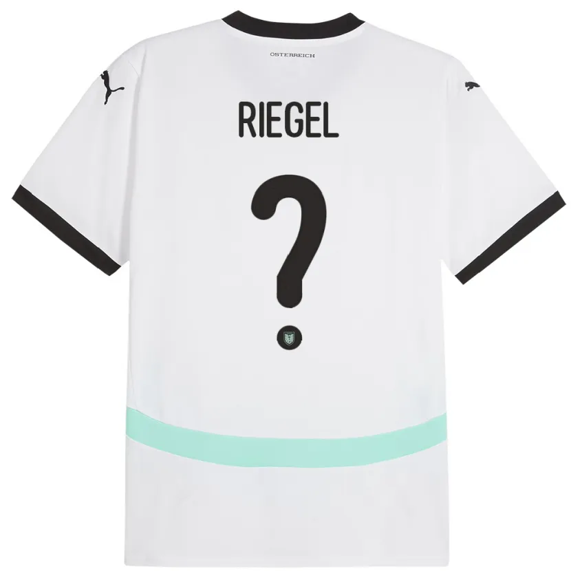 Danxen Kid Austria Adrian Riegel #0 White Away Jersey 24-26 T-Shirt