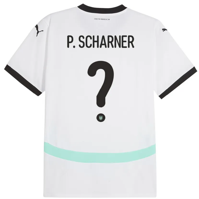 Danxen Kid Austria Paul Scharner #0 White Away Jersey 24-26 T-Shirt