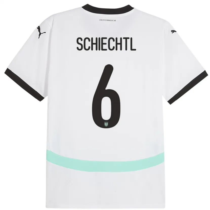 Danxen Kid Austria Katharina Schiechtl #6 White Away Jersey 24-26 T-Shirt