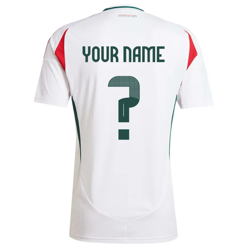 Danxen Kid Hungary Your Name #0 White Away Jersey 24-26 T-Shirt