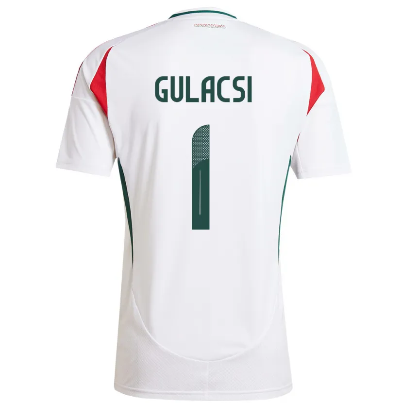 Danxen Kid Hungary Péter Gulácsi #1 White Away Jersey 24-26 T-Shirt