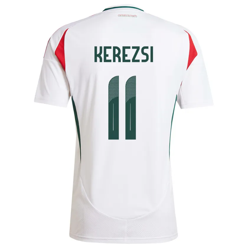 Danxen Kid Hungary Zalán Kerezsi #11 White Away Jersey 24-26 T-Shirt