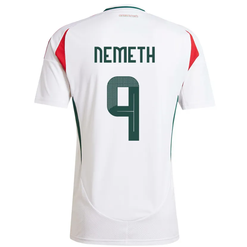 Danxen Kid Hungary András Németh #9 White Away Jersey 24-26 T-Shirt